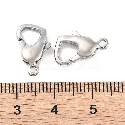 Tarnish Resistant 304 Stainless Steel Lobster Claw Clasps STAS-H002-1