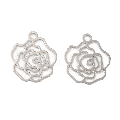Long-Lasting Plated Brass Filigree Pendants KK-K336-32P-1