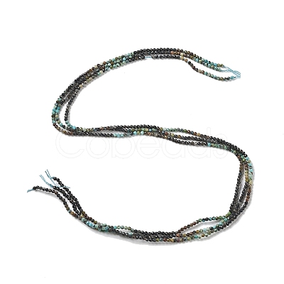 Natural HuBei Turquoise Beads Strands G-D080-A02-1
