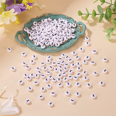 500Pcs Acrylic Beads SACR-TA0001-55X-1