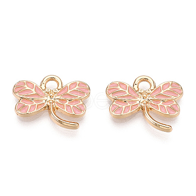 Light Gold Plated Alloy Pendants ENAM-T009-69D-RS-1