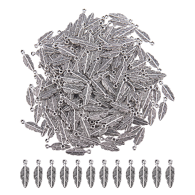 300Pcs Tibetan Style Alloy Pendants TIBEP-DC0001-53-1