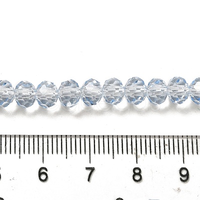 Transparent Baking Paint Glass Beads X1-DGLA-A034-T6mm-D13-1