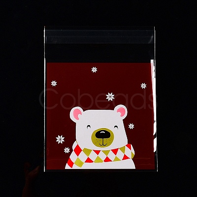 Christmas Theme Plastic Bakeware Bag ABAG-F007-04A-1