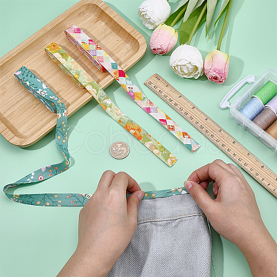 7.5M 3 Colors Printed Cotton Ribbon OCOR-FG0003-33-1