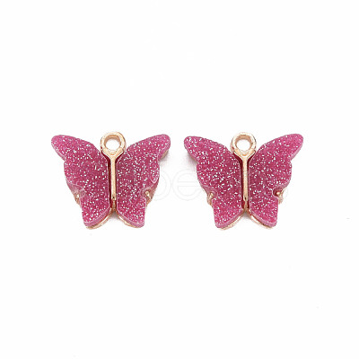 Resin Pendants PALLOY-T081-01F-RS-1