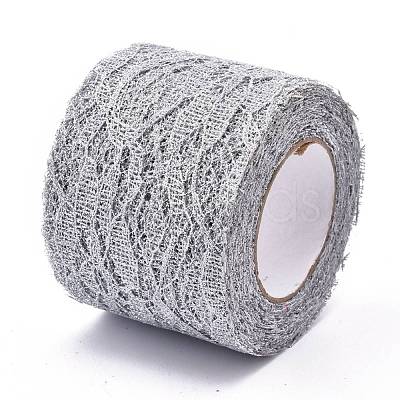 Sparkle Lace Fabric Ribbons OCOR-K004-C01-1