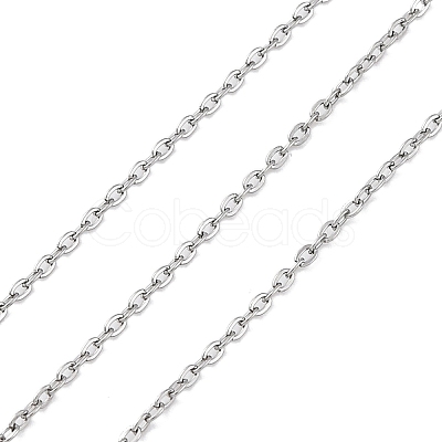 304 Stainless Steel Cable Chains CHS-M009-08P-02-1