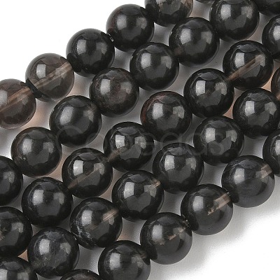 Natural Ice Obsidian Beads Strands G-P590-A03-10mm-03-1