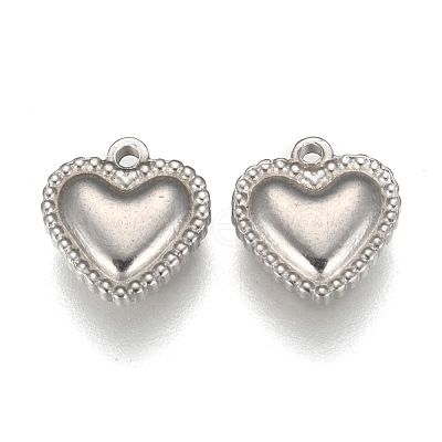 Tarnish Resistant 304 Stainless Steel Charms STAS-F249-34P-A-1