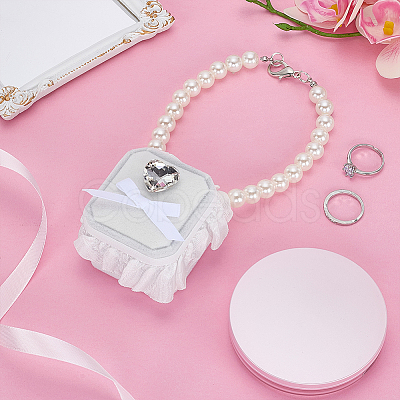 Polyester Pet Dog Wedding Ring Displays AJEW-WH0460-074P-01-1