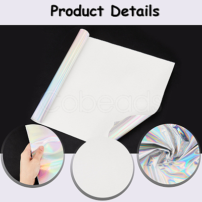 Laser Imitation Leather Fabric DIY-WH0491-31C-1