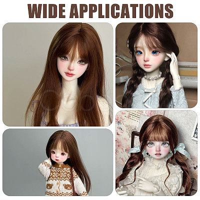 1Pc Chemical Fiber Wig Caps AJEW-CA0005-13A-1
