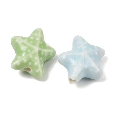 Handmade Porcelain Beads LS-PORC-D026-02B-1
