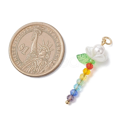 Glass Pendants PALLOY-JF04748-1