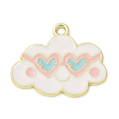 Alloy Enamel Pendants ENAM-K071-01G-02-1