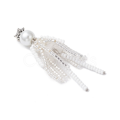 Glass Seed Beads Big Pendants PALLOY-MZ00687-03-1