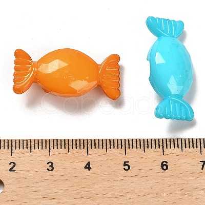 Opaque Acrylic Beads OACR-Z016-15-1