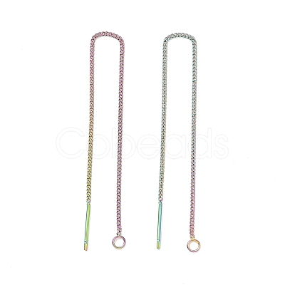 Ion Plating(IP) 304 Stainless Steel Stud Earring Finding LS-STAS-E161-07RC-1
