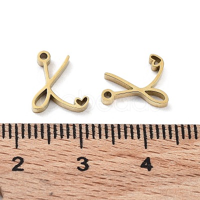 304 Stainless Steel Charms X-STAS-M327-02G-K-1
