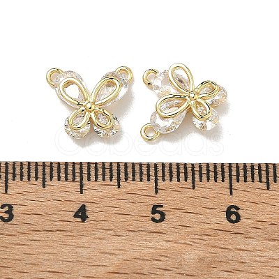 Brass Micro Pave Cubic Zirconia Pendants KK-D235-19G-01-1