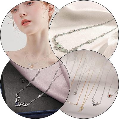 Classic Plain 304 Stainless Steel Mens Womens Cable Chain for Necklace Making STAS-UN0012-66-1