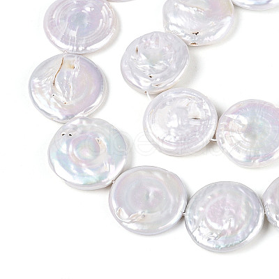 Natural Baroque Keshi Pearl Beads Strands PEAR-S018-20B-1