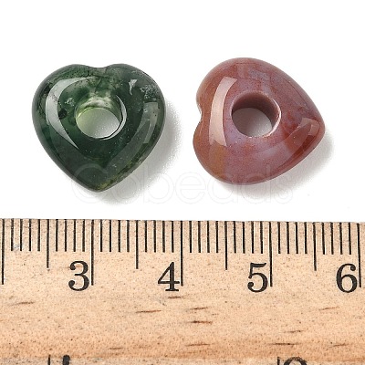 Natural Indian Agate European Beads G-C252-01H-1