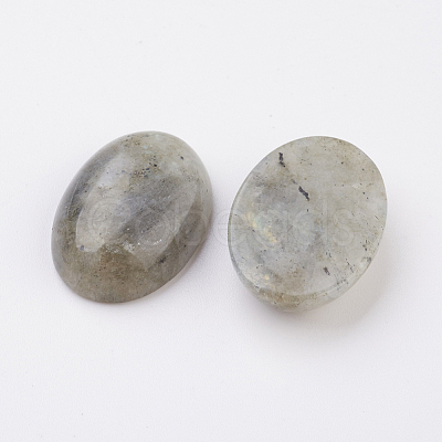 Natural Labradorite Flat Back Cabochons G-G741-18x25mm-18-1