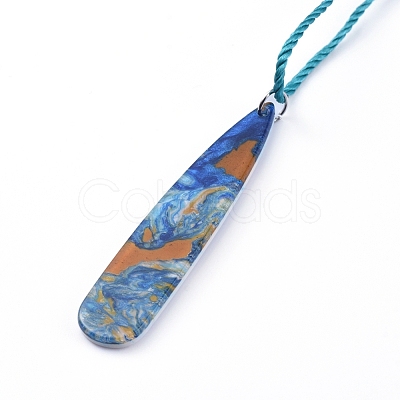 Cellulose Acetate(Resin) Bookmarks AJEW-JK00159-M-1