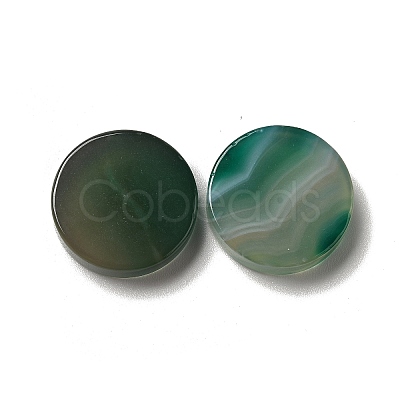 Natural Green Onyx Agate Cabochons G-A213-03A-1