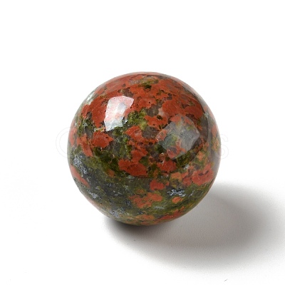 Natural Unakite Beads G-A206-02-14-1