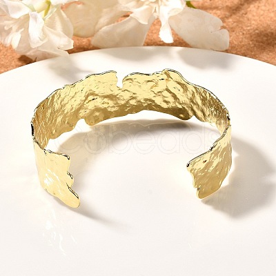 Rack Plating Brass Cuff Bangles BJEW-A137-06G-1