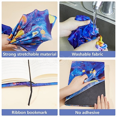 Polyester Book Covers OFST-WH0009-032-1
