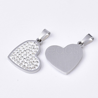 201 Stainless Steel Pendants STAS-N089-97P-1
