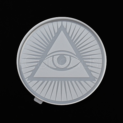 Eye of Providence/All-seeing Eye DIY Silicone Statue Mold AJEW-D052-02-1