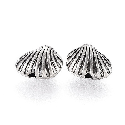 Tibetan Style Alloy Beads TIBEB-A004-015TAS-NR-1