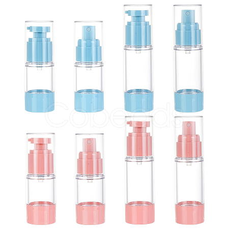 Olycraft 8Pcs 8 Styles PETG Portable Refillable Bottles FIND-OC0002-80-1