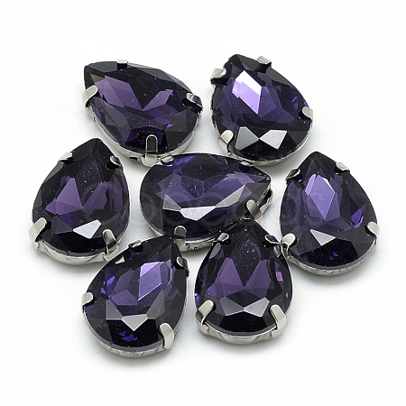 Sew on Rhinestone RGLA-T035-7x10mm-17-1