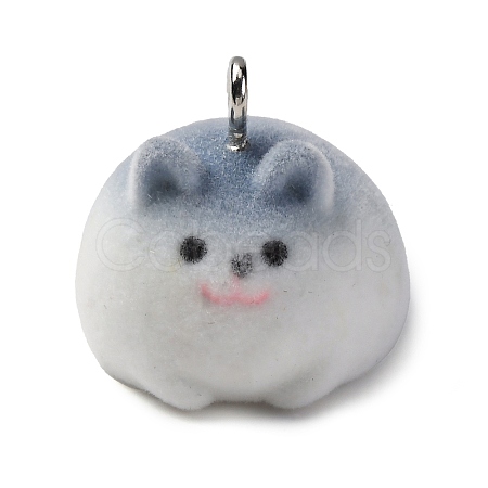 Flocky Animal Resin Pendants FIND-S001-05J-1