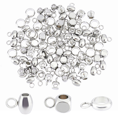60Pcs 3 Style 304 Stainless Steel Tube Bails STAS-DC0008-23-1