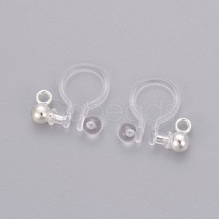 Transparent U Type Painless Prevent Allergy Resin Ear Clip X-KY-L005-03S-1
