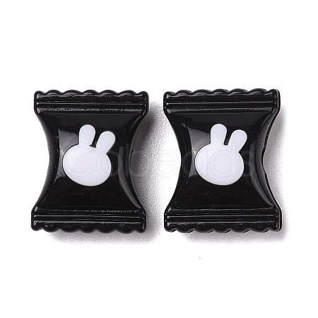 Two-tone Acrylic Beads OACR-U003-15-1