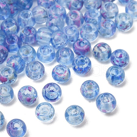 Picasso Transparent Glass Beads GL-CBA5413-01F-1