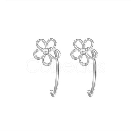 999 Fine Silver Stud Earrings FS-WG1D9DE-26-1