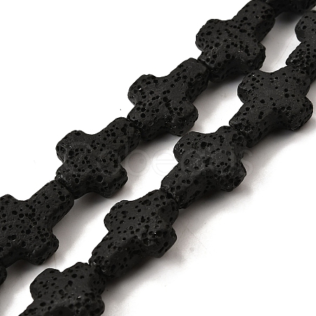 Natural Lava Rock Beads Strands G-L498-E01-01E-1