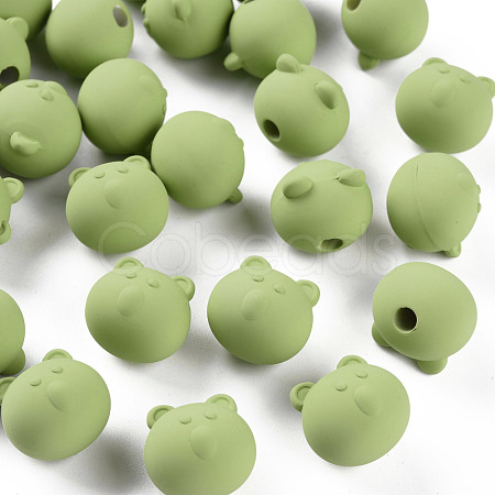 Acrylic Beads OACR-S039-06-83-1