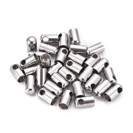 Tarnish Resistant 201 Stainless Steel Cord Ends STAS-F250-10P-R-1
