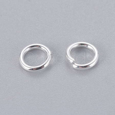 304 Stainless Steel Open Jump Rings X-STAS-E464-09B-S-1