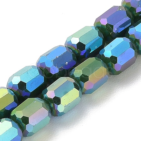 Electroplate Glass Beads Strands EGLA-D030-06G-1